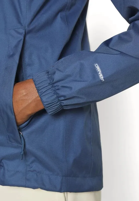 THE NORTH FACE W QUEST JACKET Shadyblu/Tnf White giacca impermeabile donna