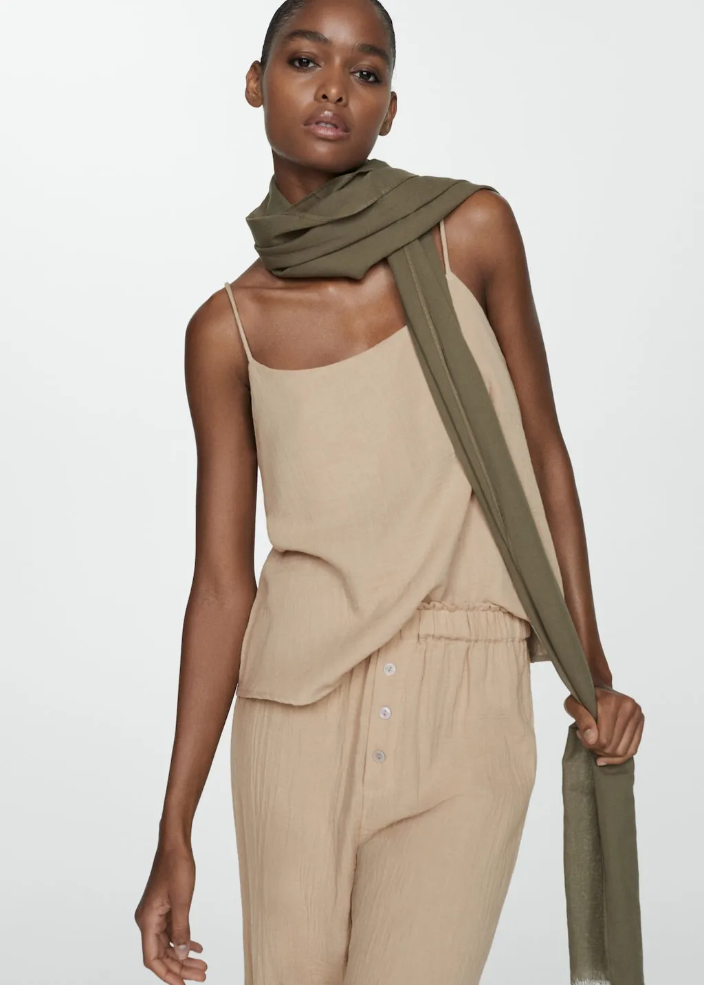 Top pigiama cotone garzato