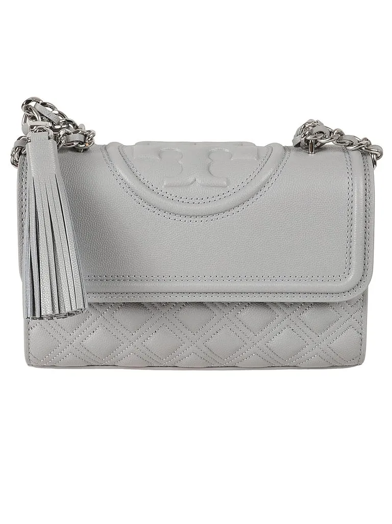 TORY BURCHFleming Soft Grain Small Convertible Shoulder Bag Slate
