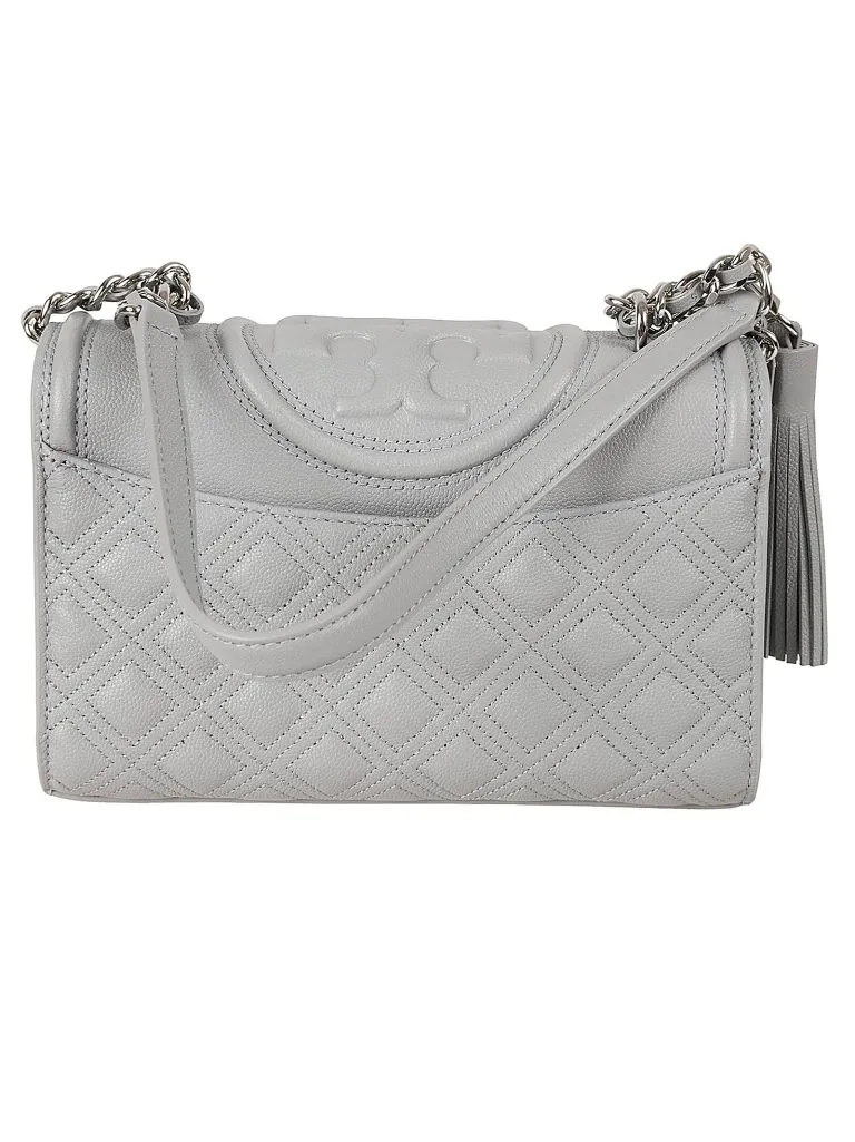 TORY BURCHFleming Soft Grain Small Convertible Shoulder Bag Slate