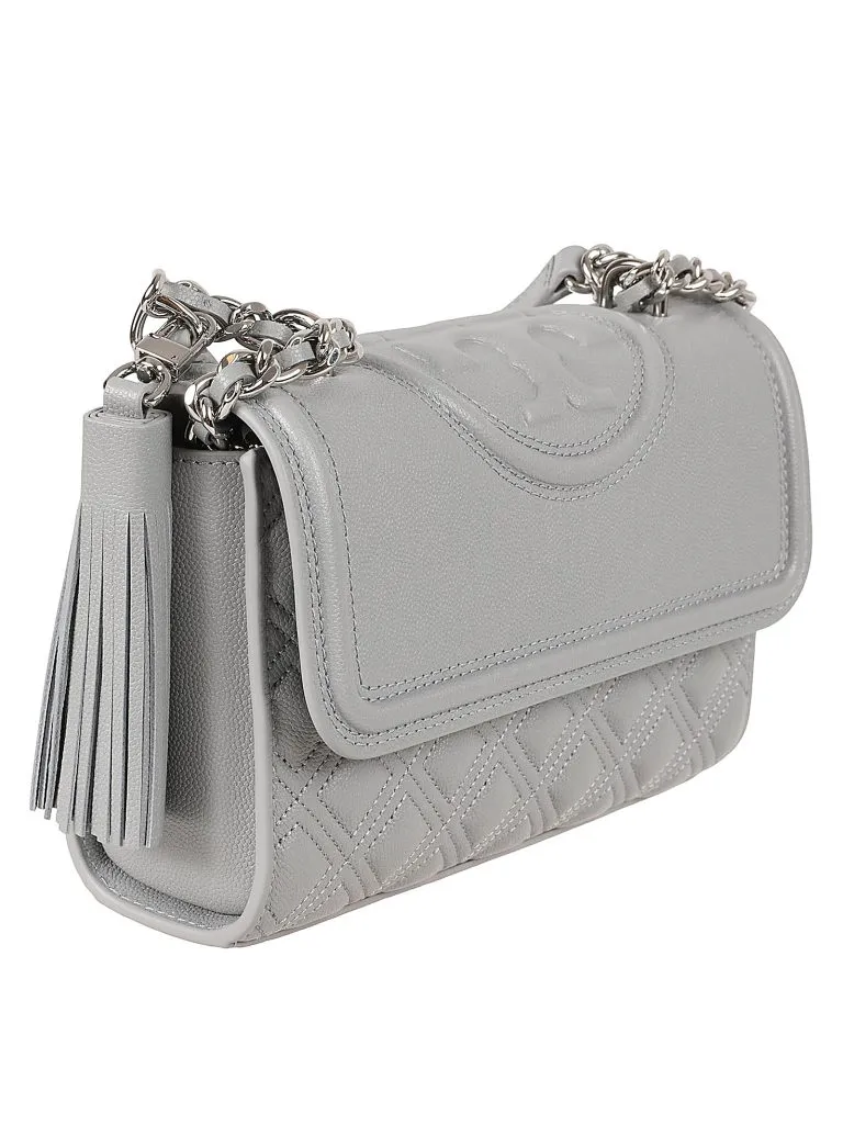 TORY BURCHFleming Soft Grain Small Convertible Shoulder Bag Slate