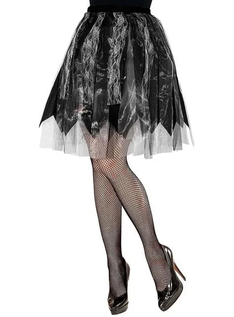 Tutù di Halloween nero da donna