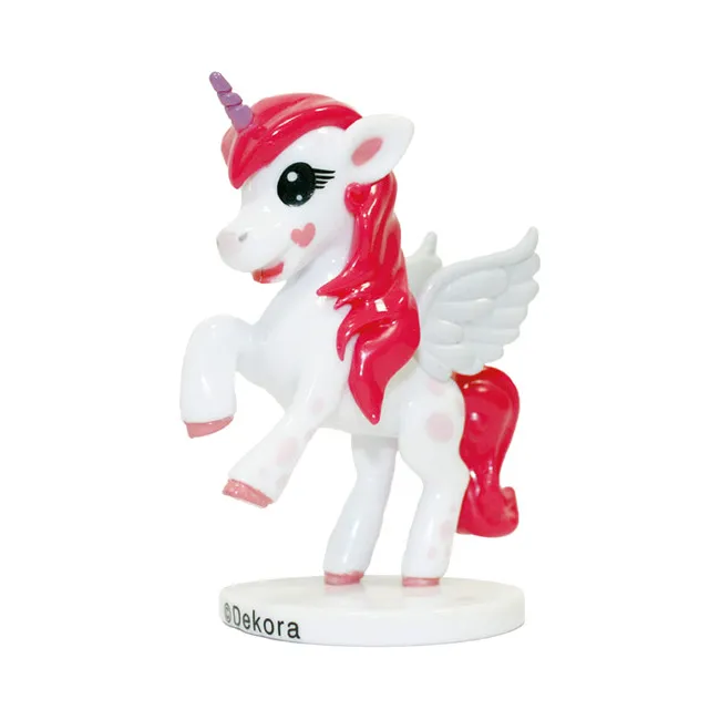 Unicorno cake topper 8,5 cm - 1 pezzo