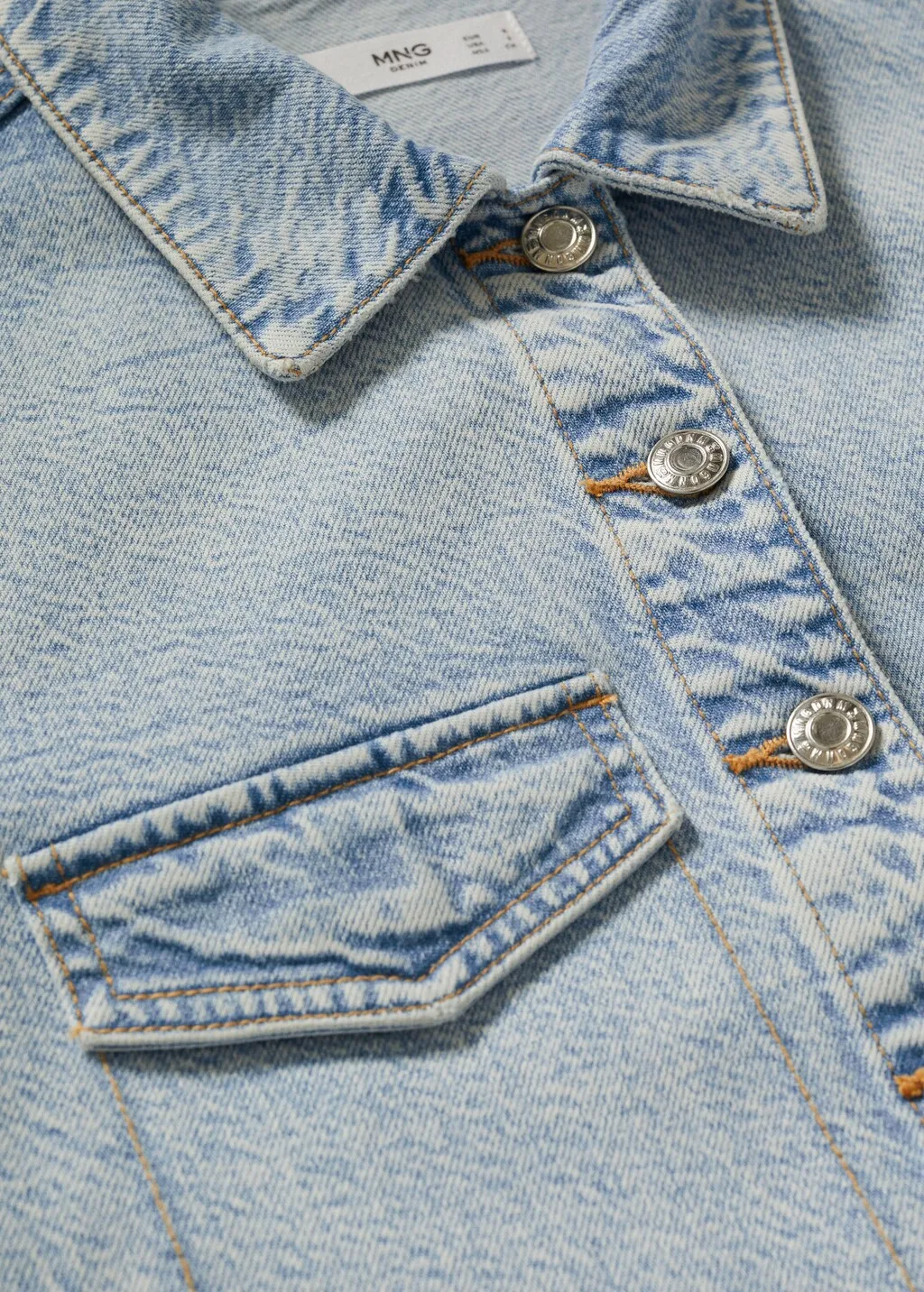 Vestito camicione denim