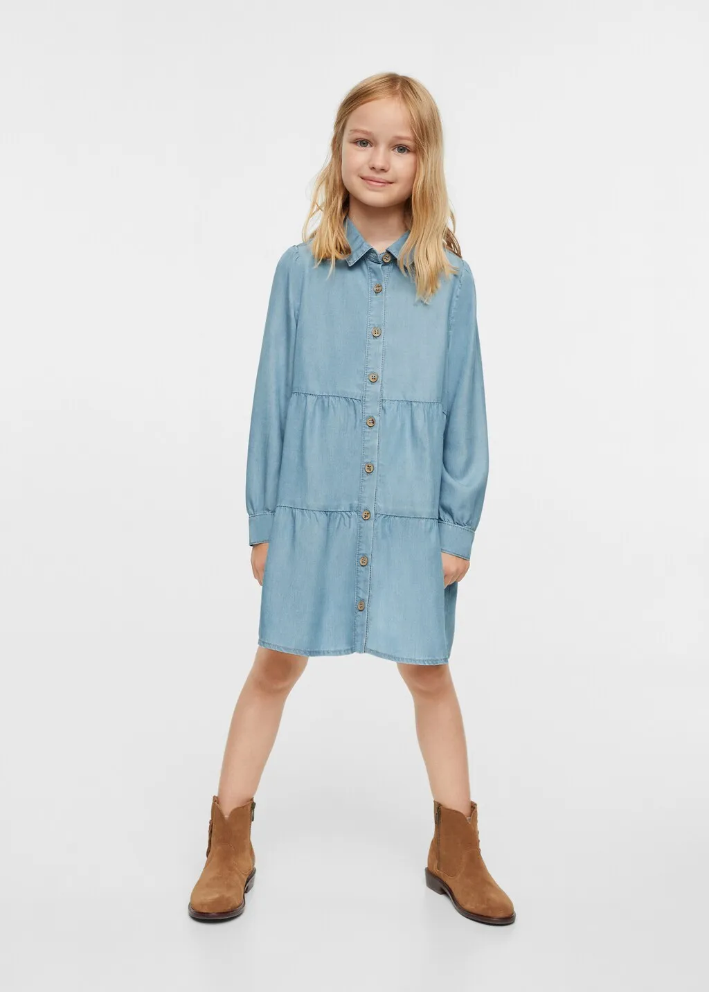 Vestito camicione lyocell