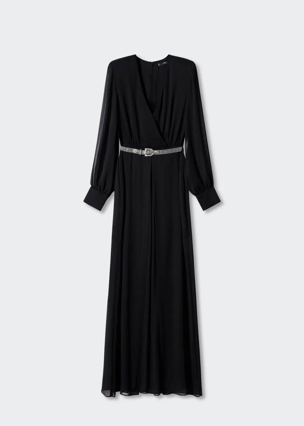 Vestito chiffon spacchi
