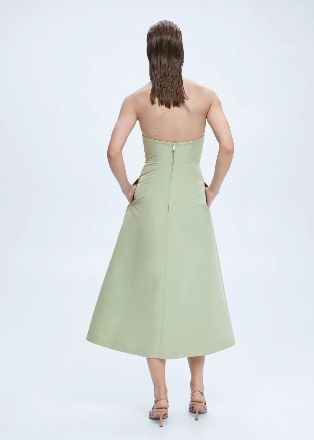 Vestito corsetto svasato