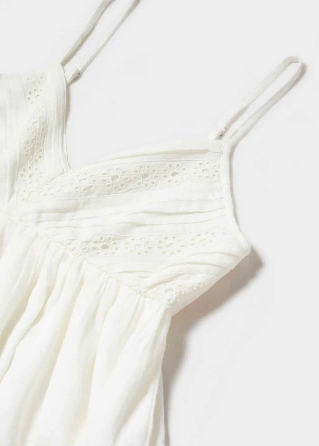 Vestito cotone ricamato