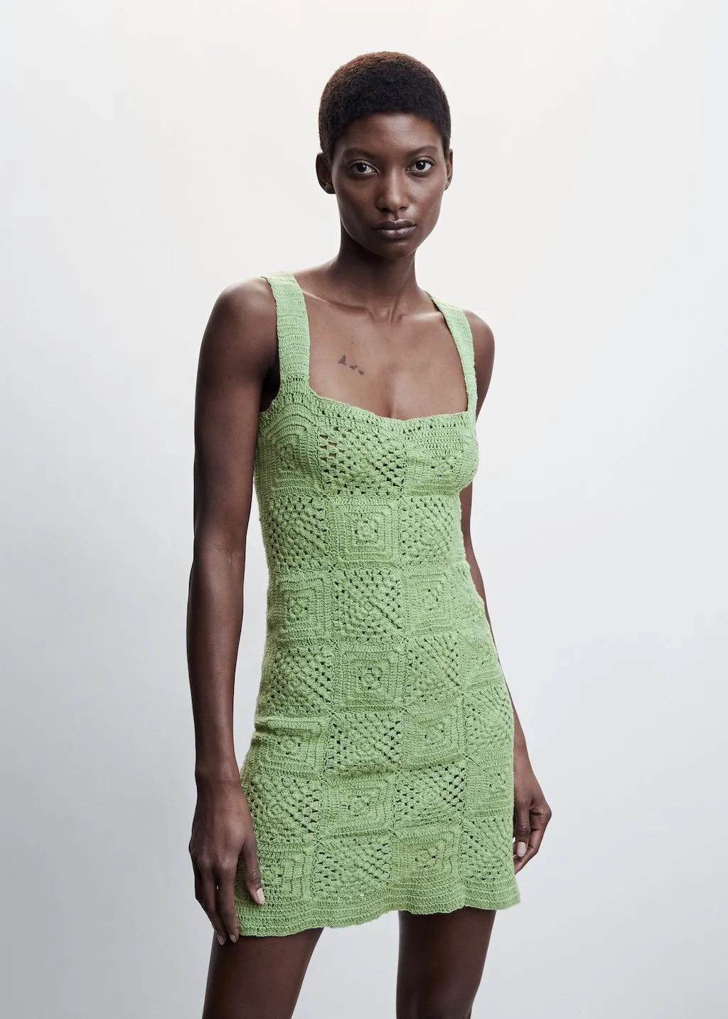 Vestito crochet cotone