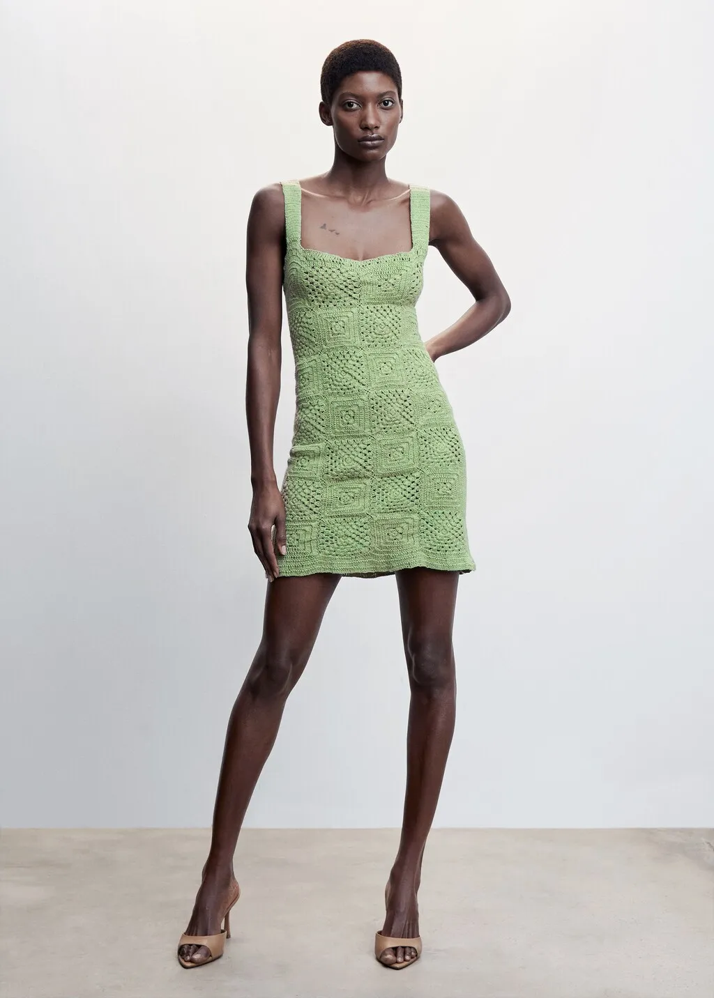 Vestito crochet cotone