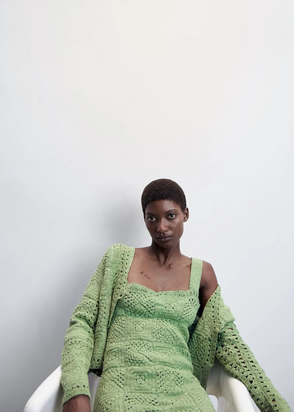 Vestito crochet cotone