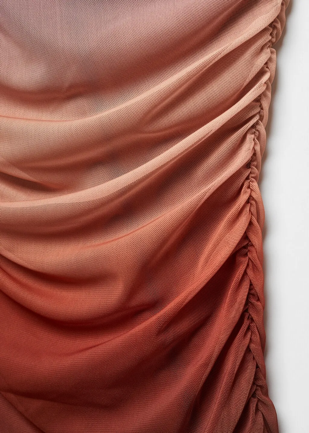 Vestito drappeggiato sfumato