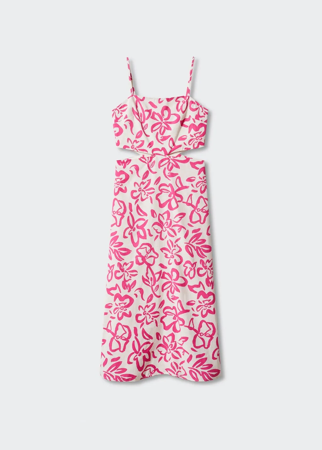Vestito lino spacchi