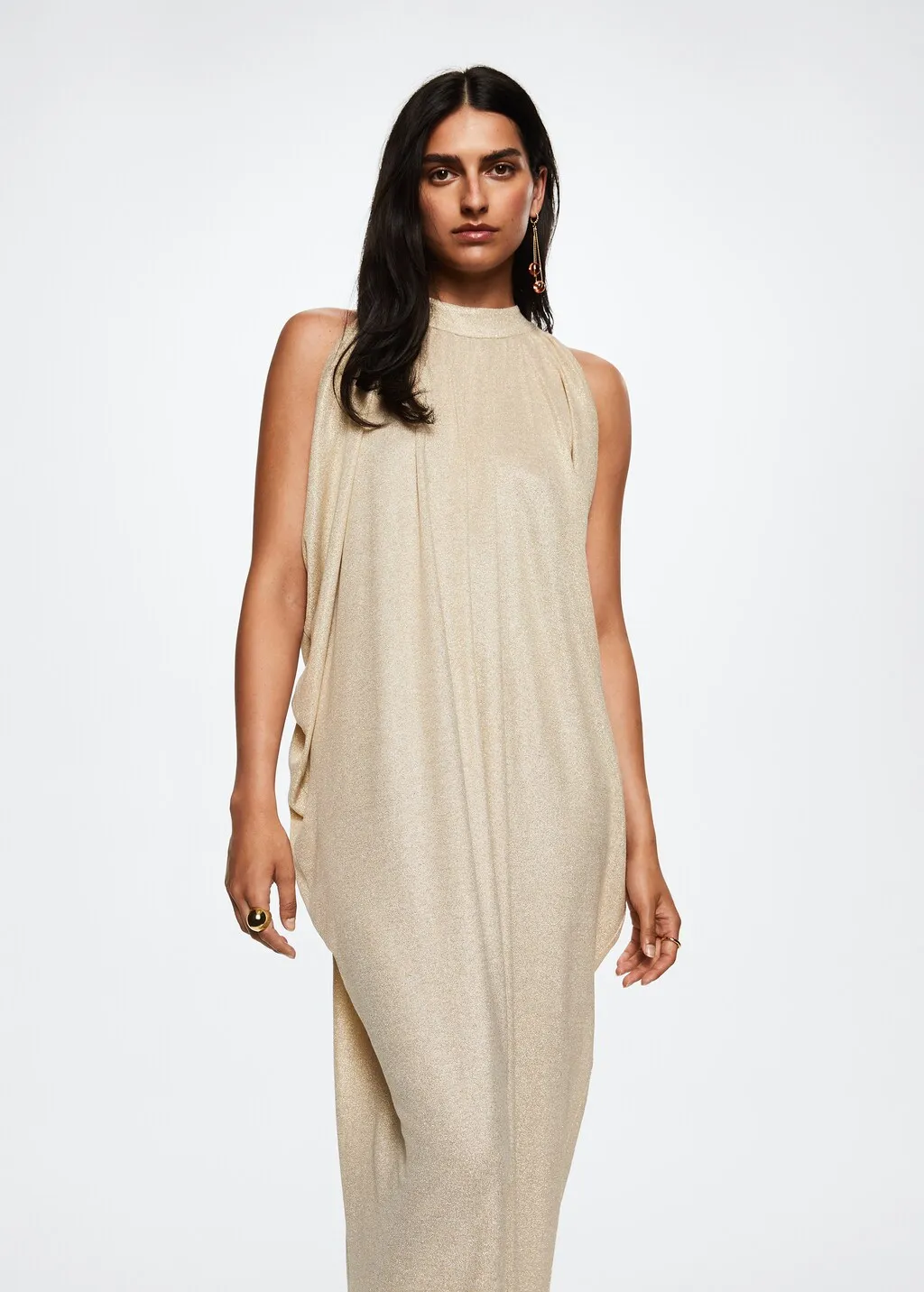 Vestito lungo lurex