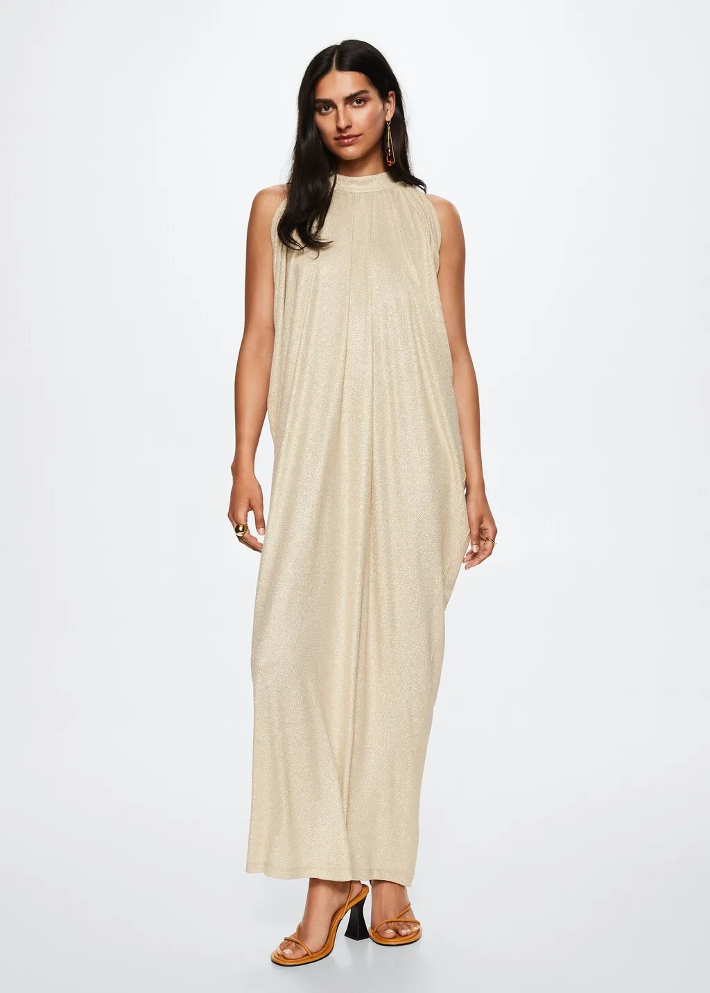 Vestito lungo lurex