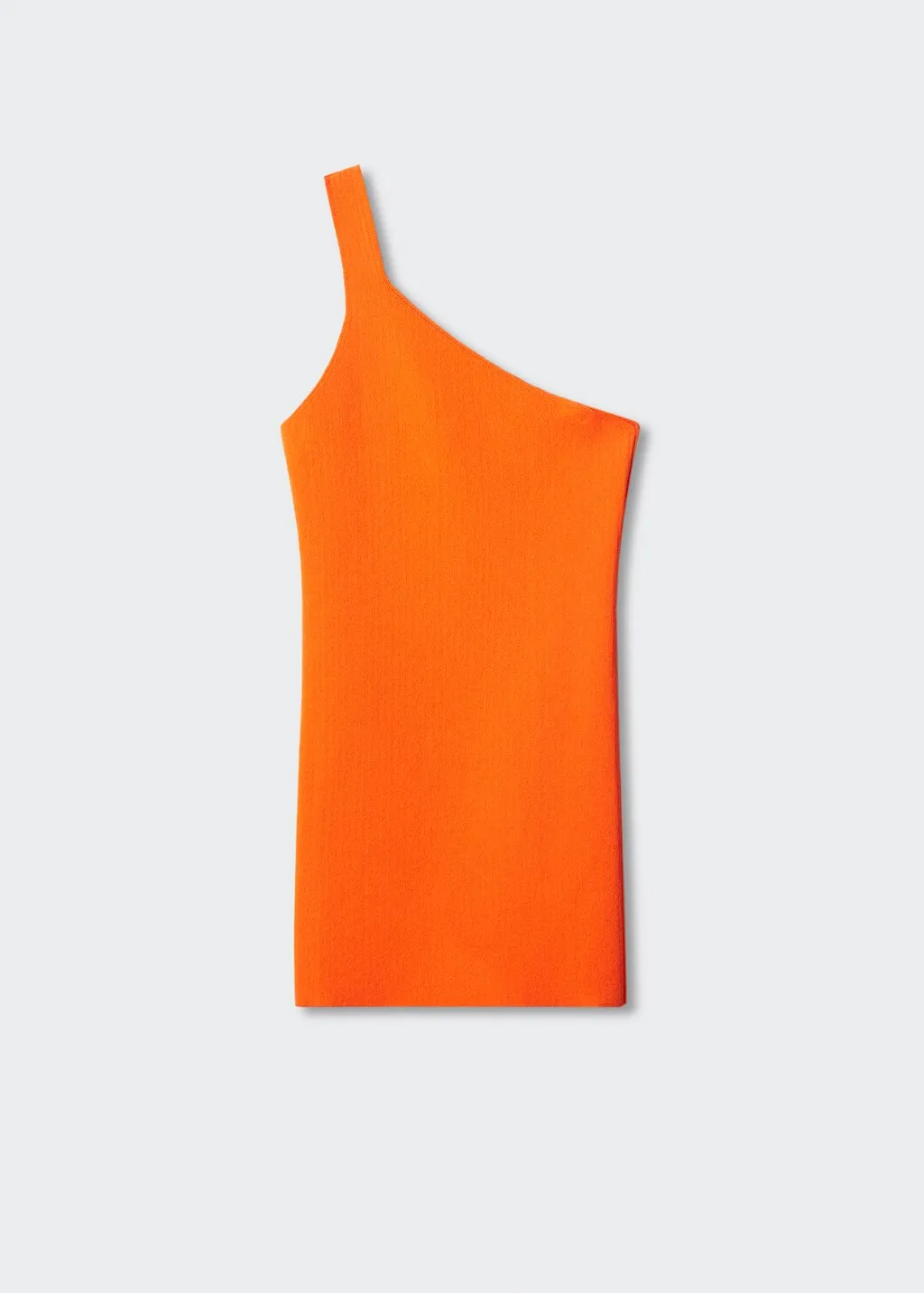Vestito maglia asimmetrico