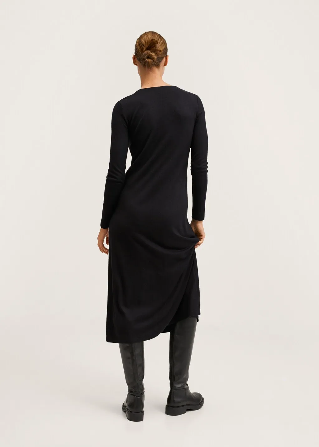 Vestito maglia nodo