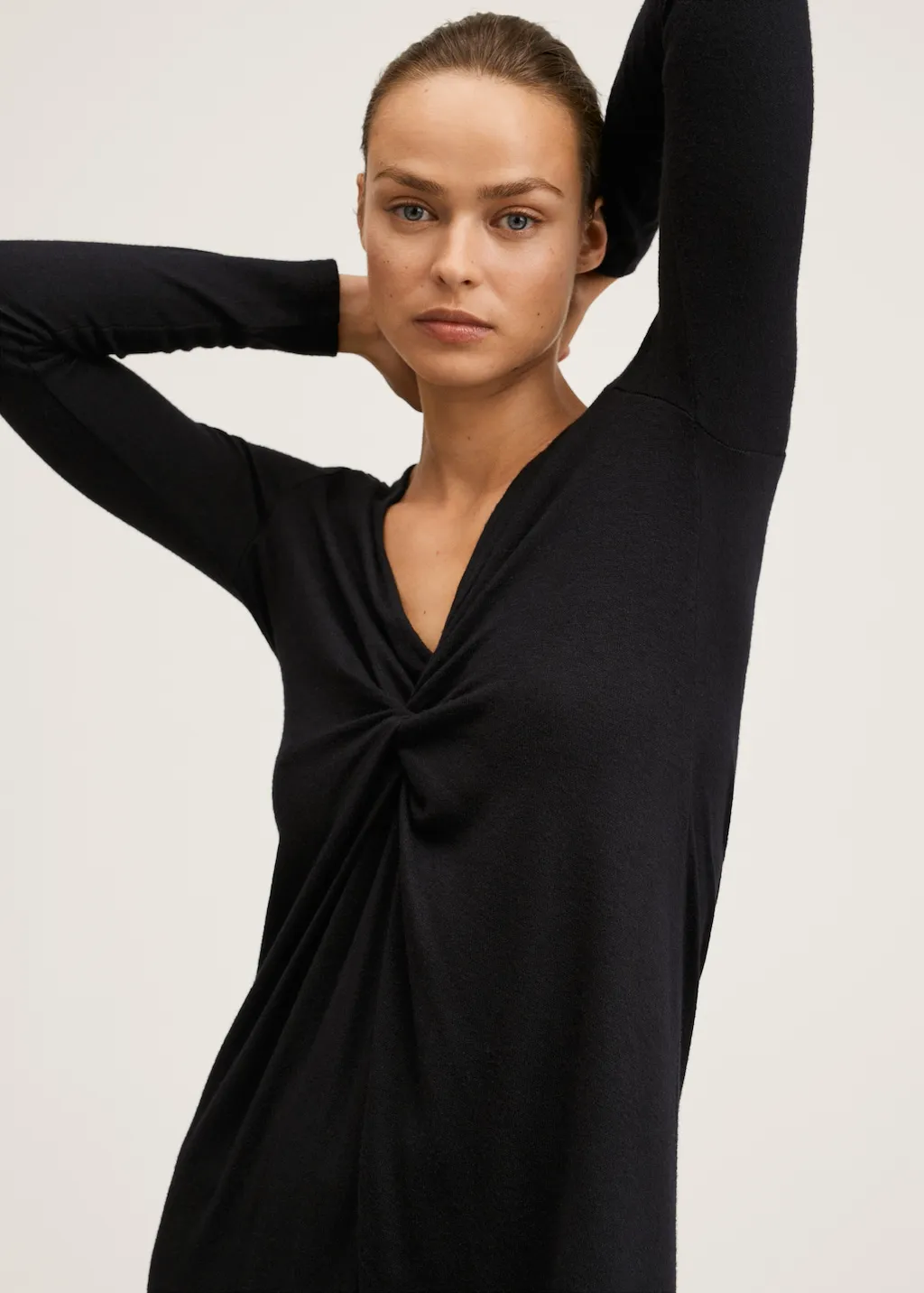 Vestito maglia nodo