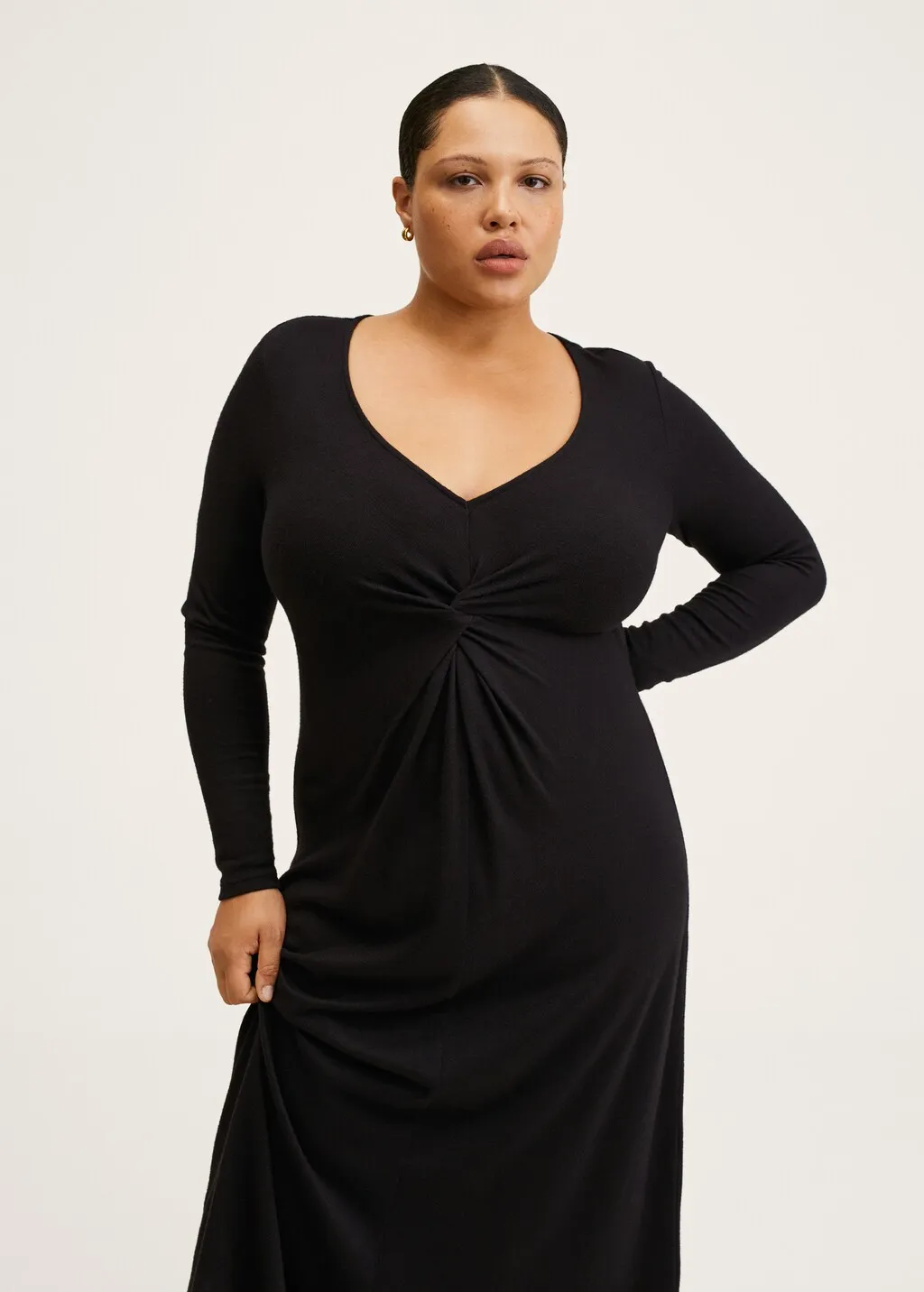 Vestito maglia nodo