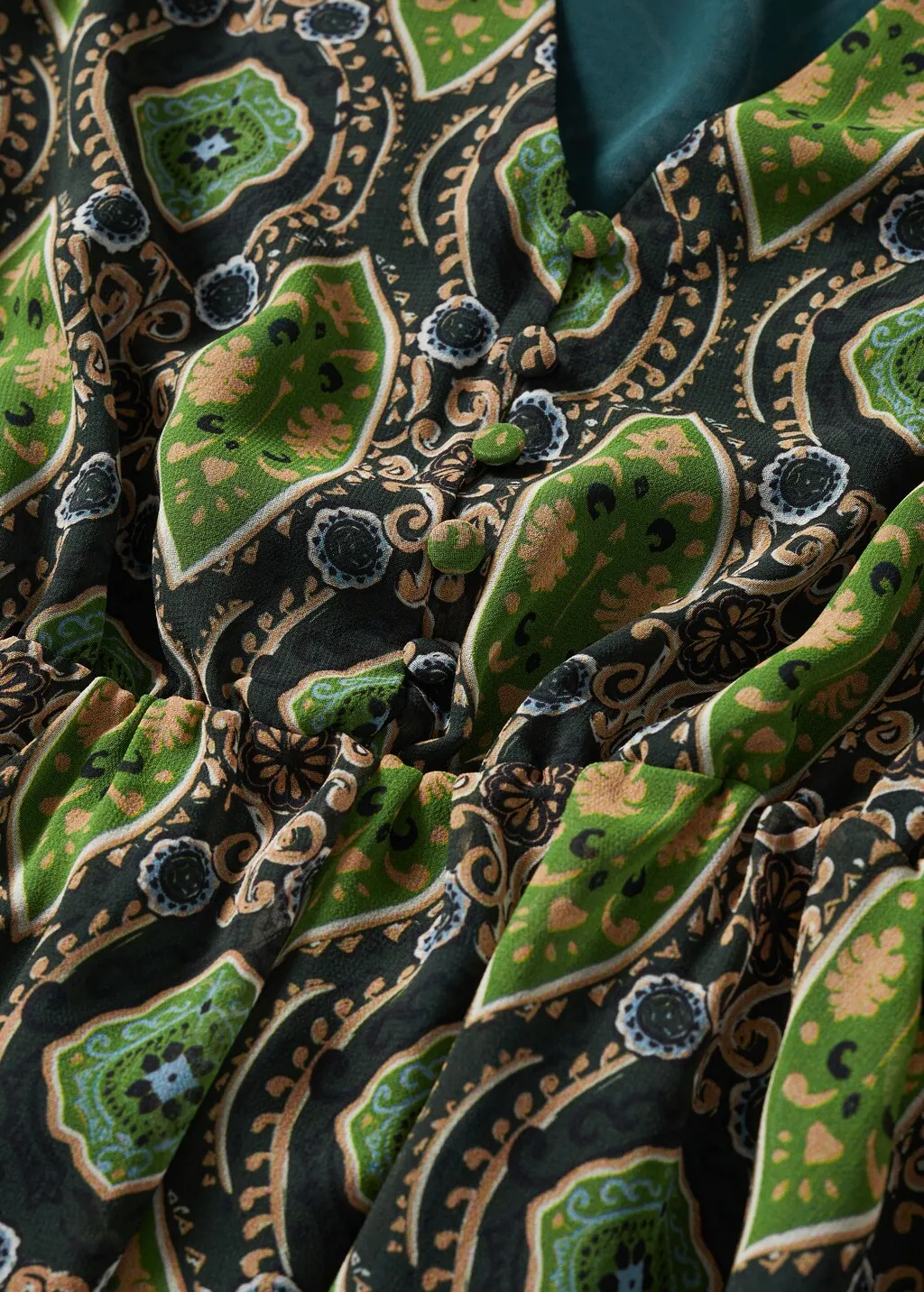 Vestito stampa barocca