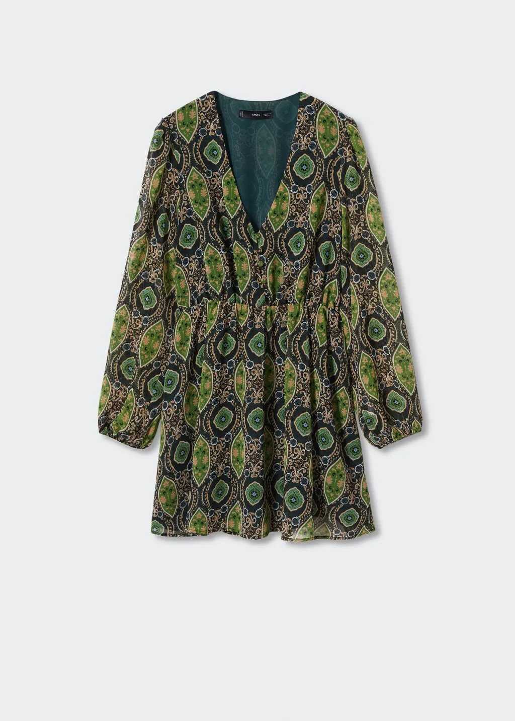 Vestito stampa barocca