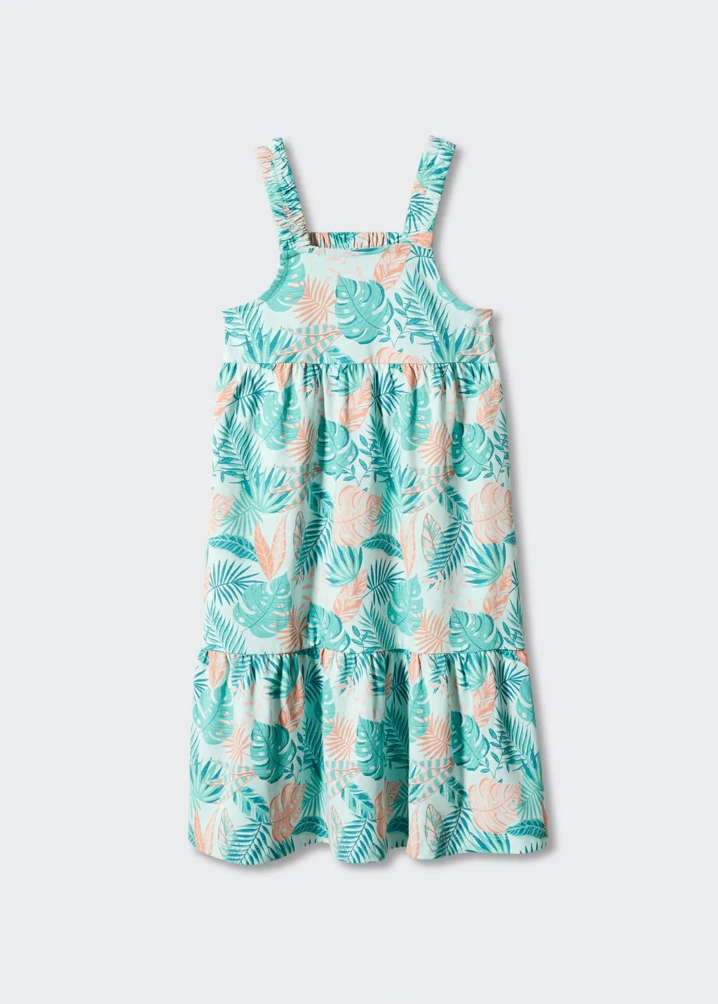 Vestito stampa foglie