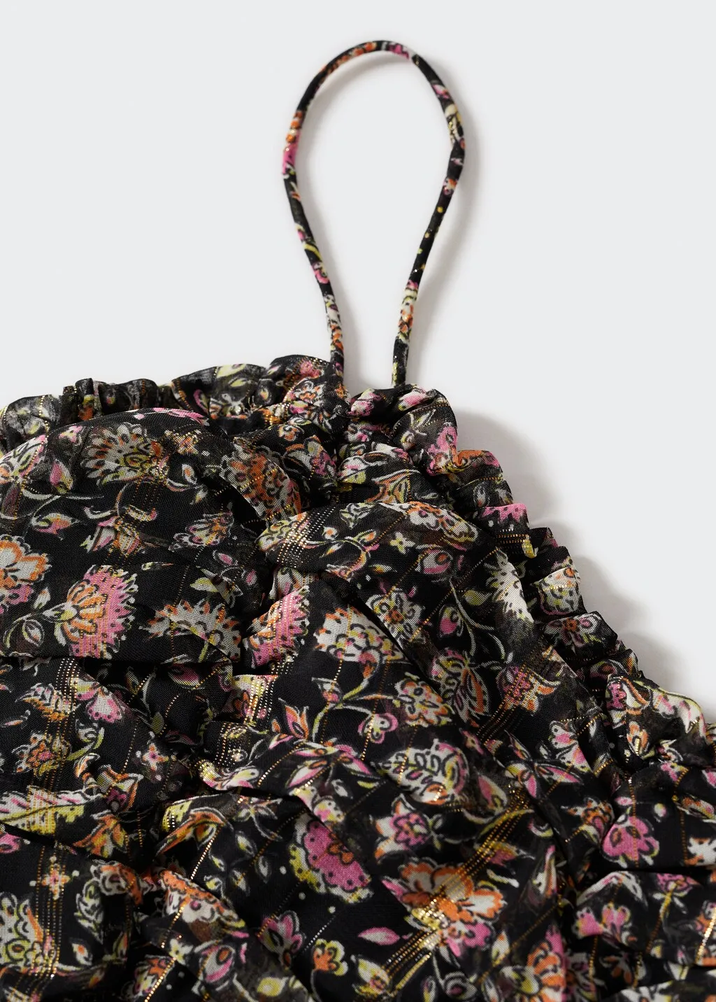 Vestito stampa lurex