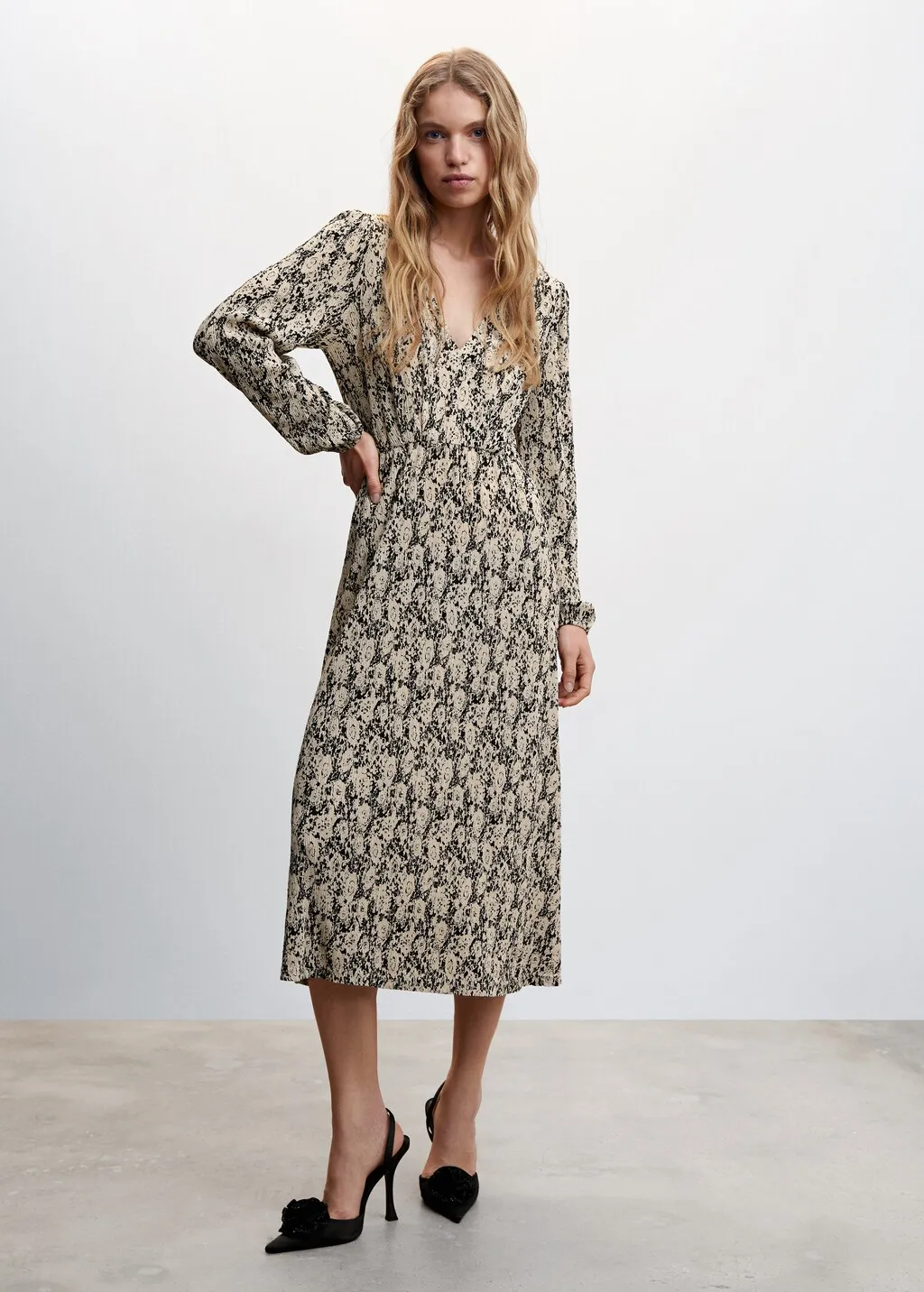 Vestito stampato texture