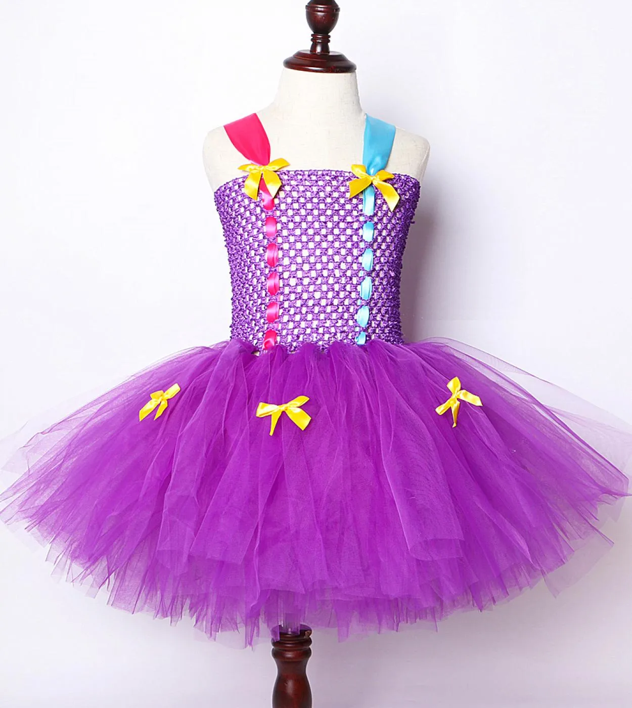 Viola Lol Surprise Dress For Baby Girls Lol Doll Costume Halloween Kids Tulle Outfit Birthday Girl Tutu Abiti con lui