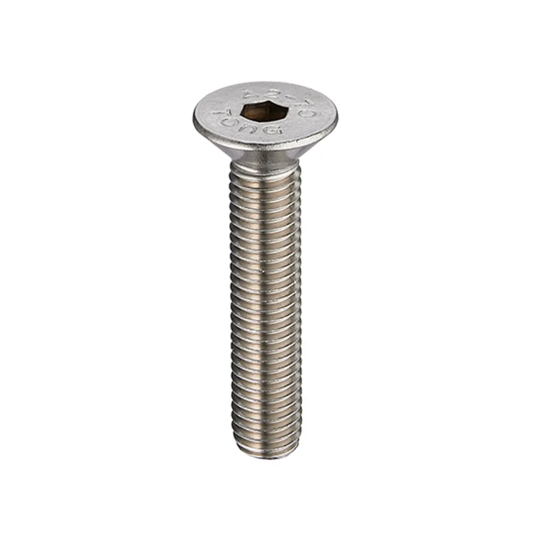 Vite a brugola con testa svasata esagonale RS PRO, M6, L. 12mm, in Acciaio inox