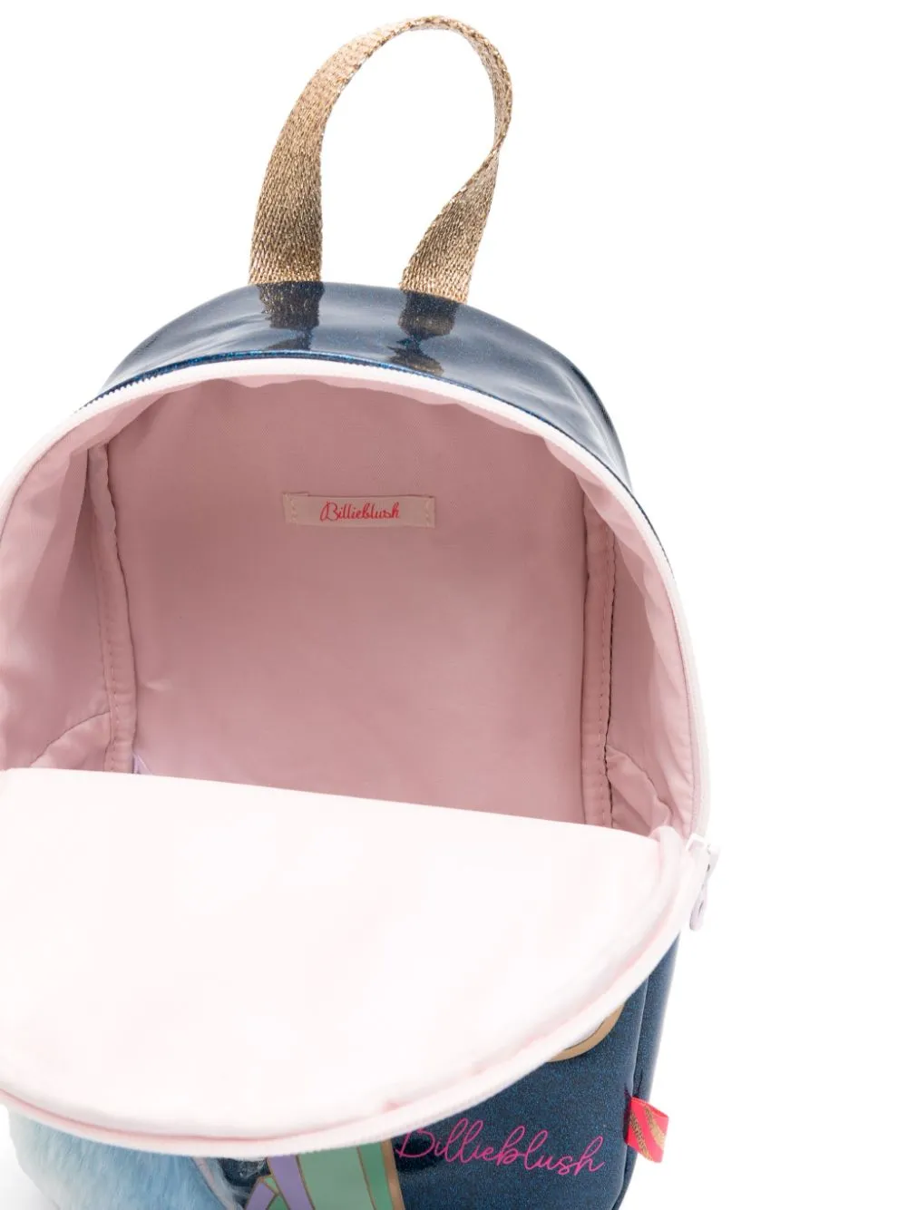 Zaino con etichetta logo stampato
