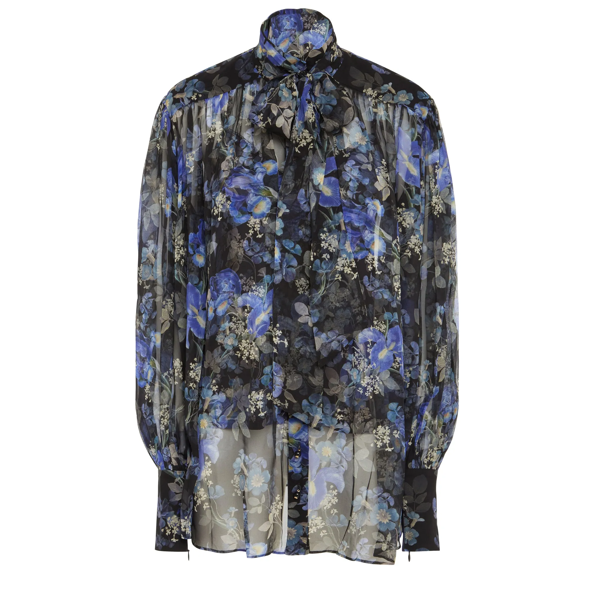 ZIMMERMANN  Camicia in seta blu