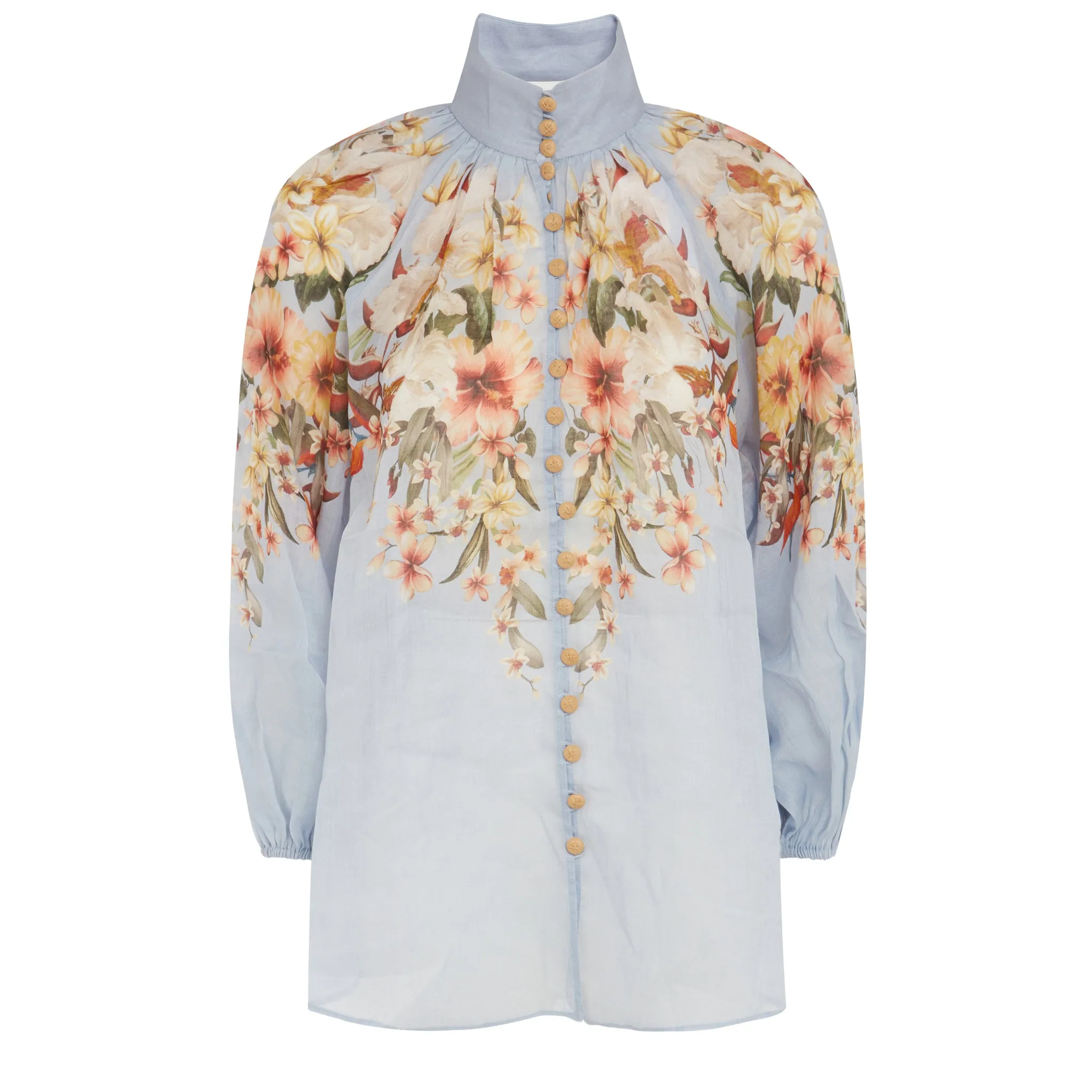 ZIMMERMANN  Camicia in tessuto multicolor